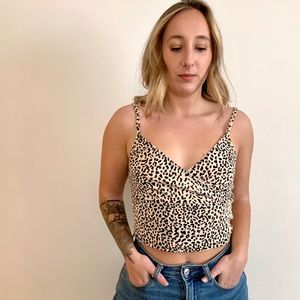 SHEIN cheetah print tank top